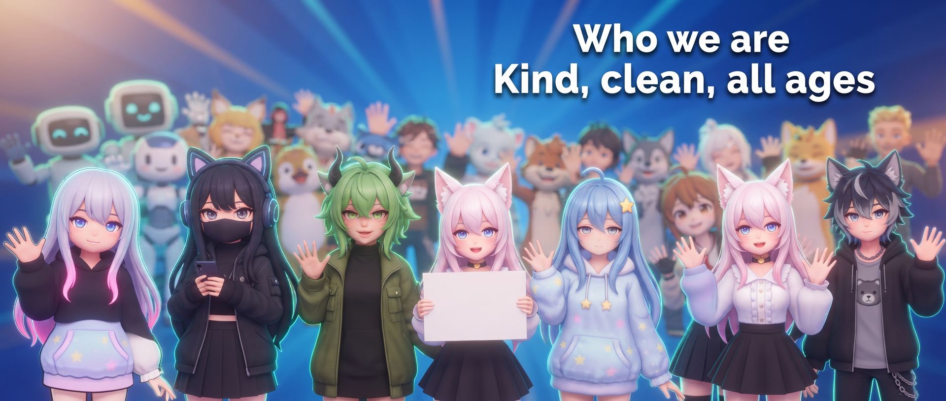 Who we are: Kind, clean, all ages