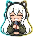Mika with a microphone